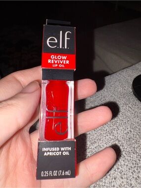 e.l.f. Glow Reviver Lip Oil - Red Delicious